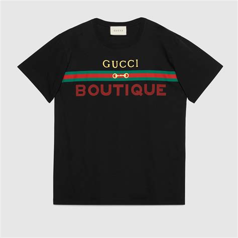 Top Gucci in Cotone Nero taglia S International 